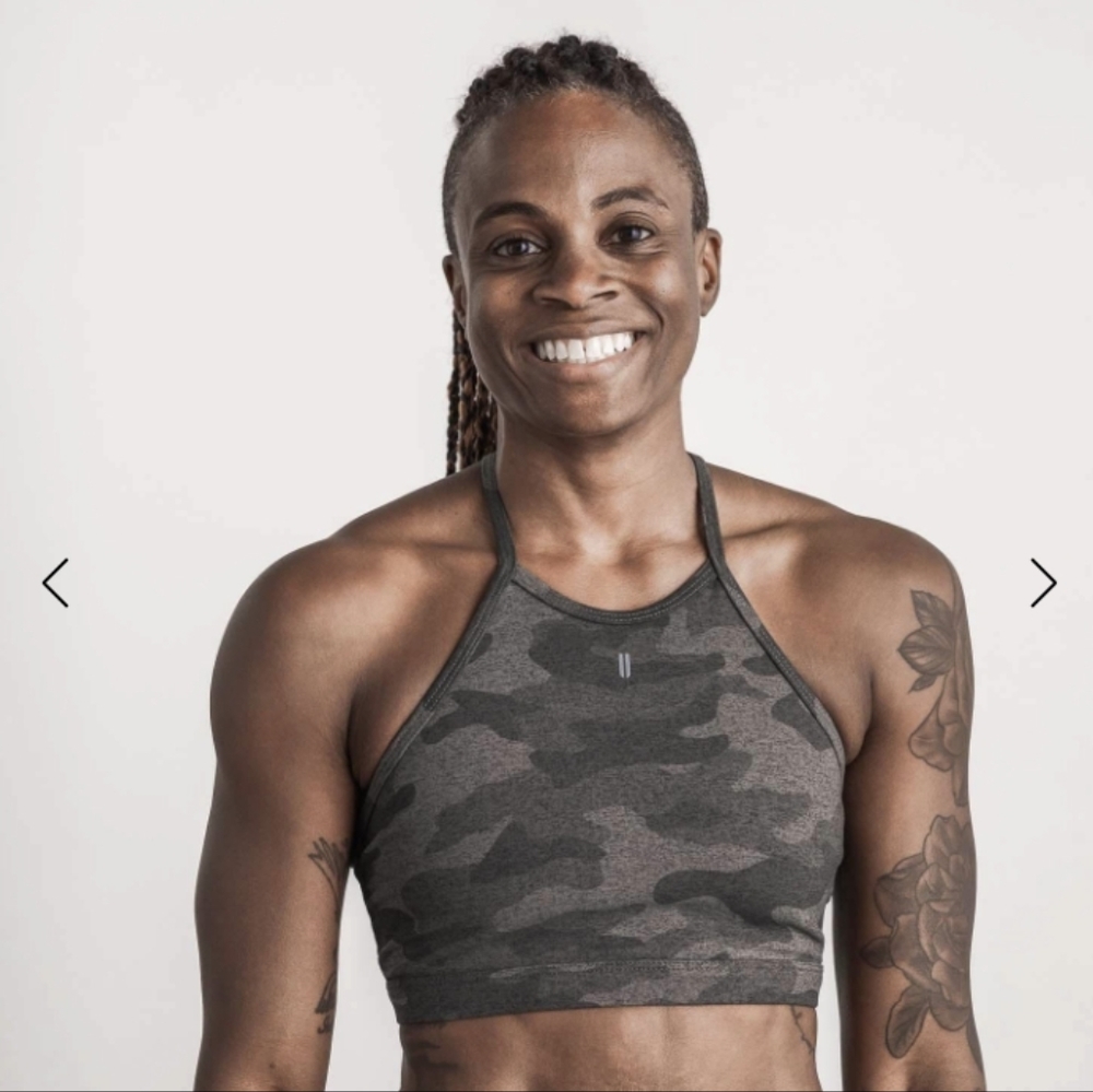 Nobull camo sports bra Small
